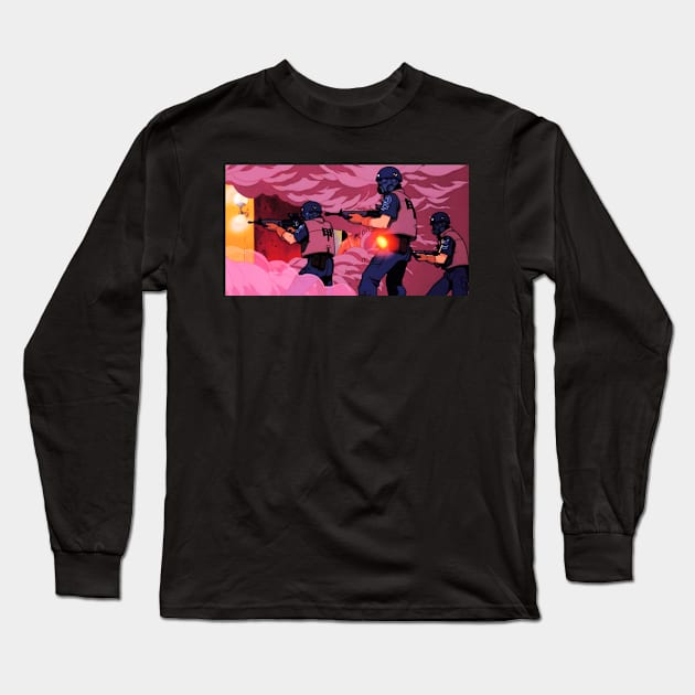 🌸🌑🌸 Long Sleeve T-Shirt by wizd0m1